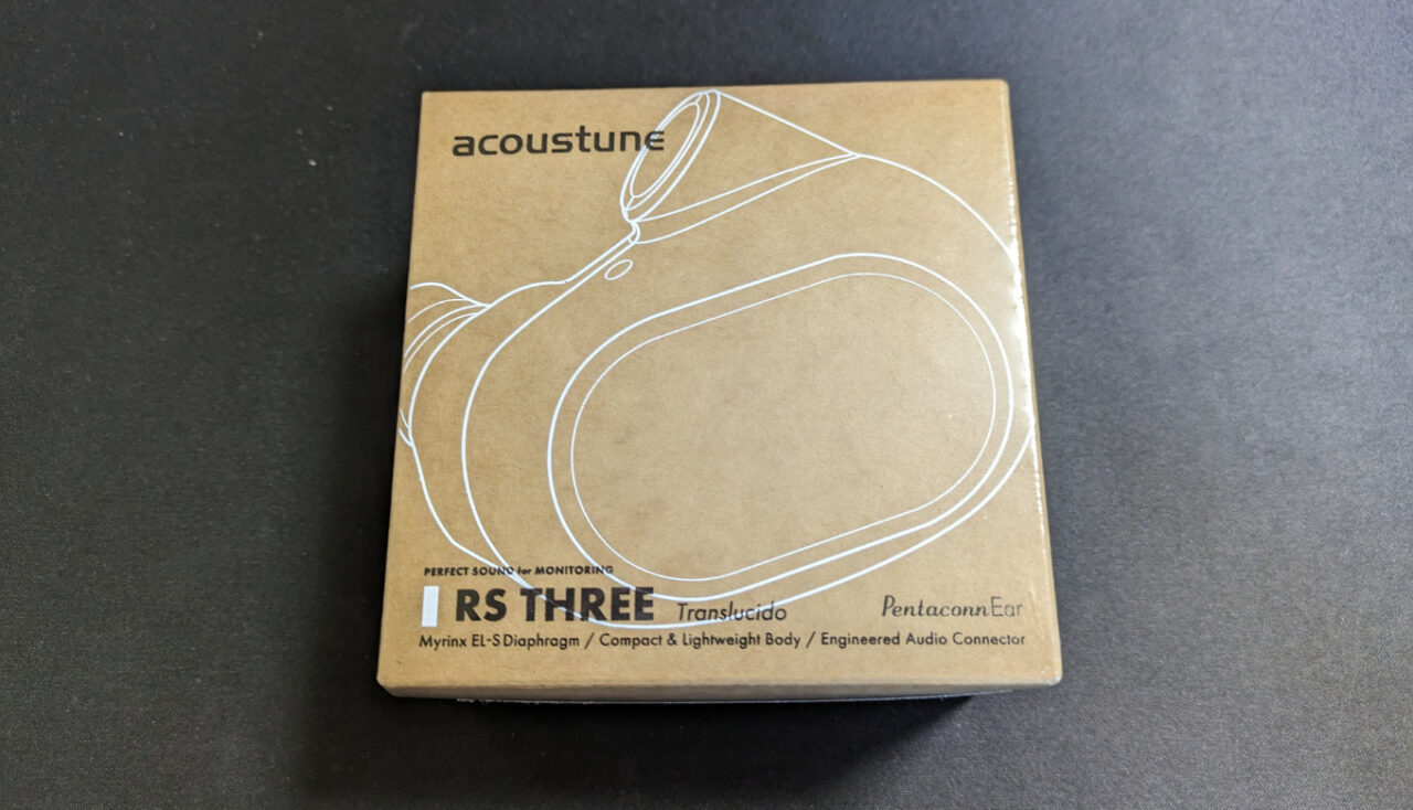Acoustune RS THREEのレビュー。初めてのイヤモニでFPSゲームや音楽